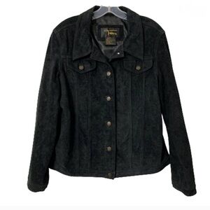 Classic Black Suede Jacket
